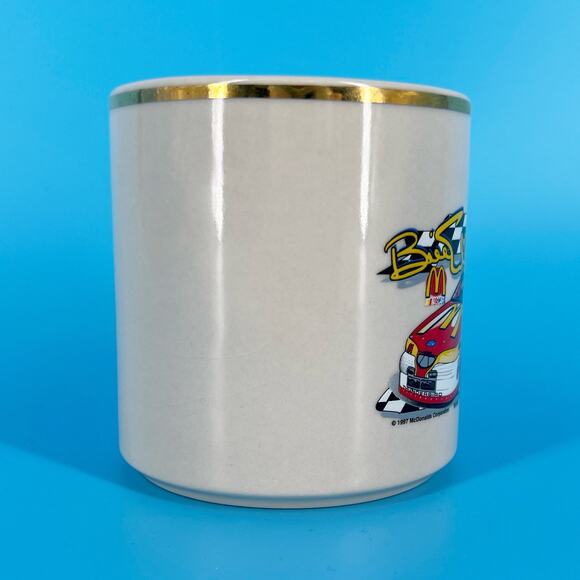 90s Bill Elliott McDonald’s NASCAR mug 1990s vintage - Picture 3 of 7